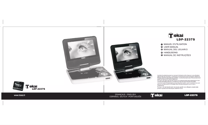 Page 1 de la notice Manuel utilisateur Tokaï TDP-2700K