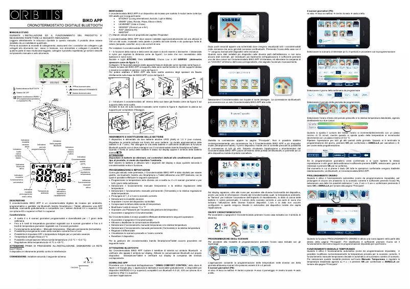 Image de la première page du manuel de l'appareil Biko App
