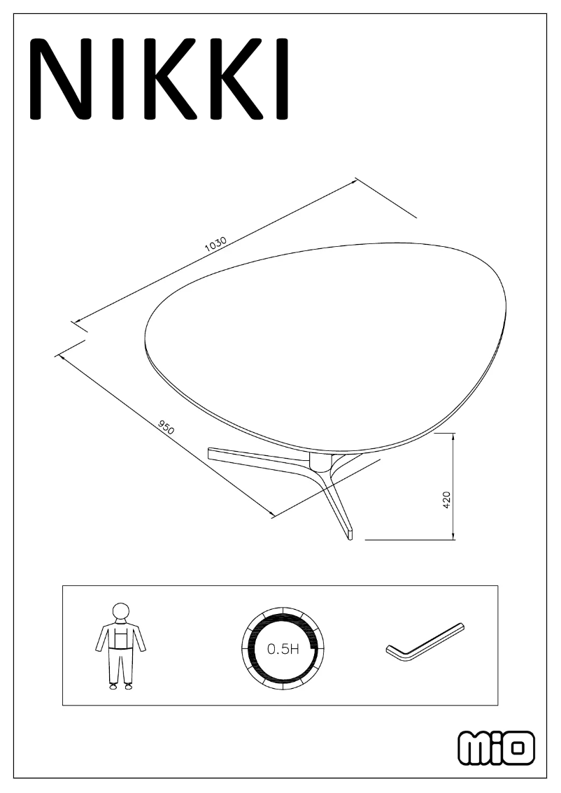 Image de la première page du manuel de l'appareil Nikki