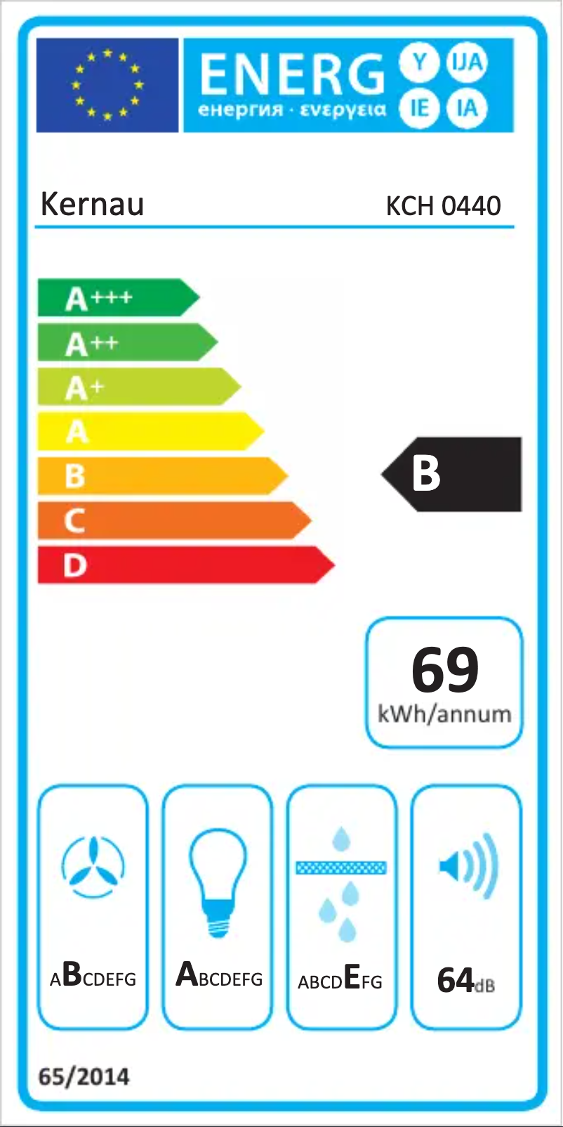 Page n°1 - Label énergétique Kernau KCH 0440