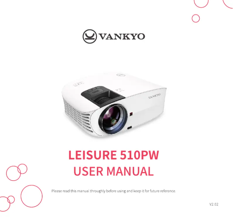 Image de la première page du manuel de l'appareil Leisure 510PW