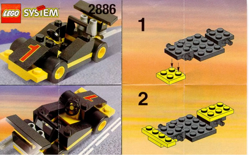 Page n°1 - Manuel utilisateur Lego BLACK FORMULA 1