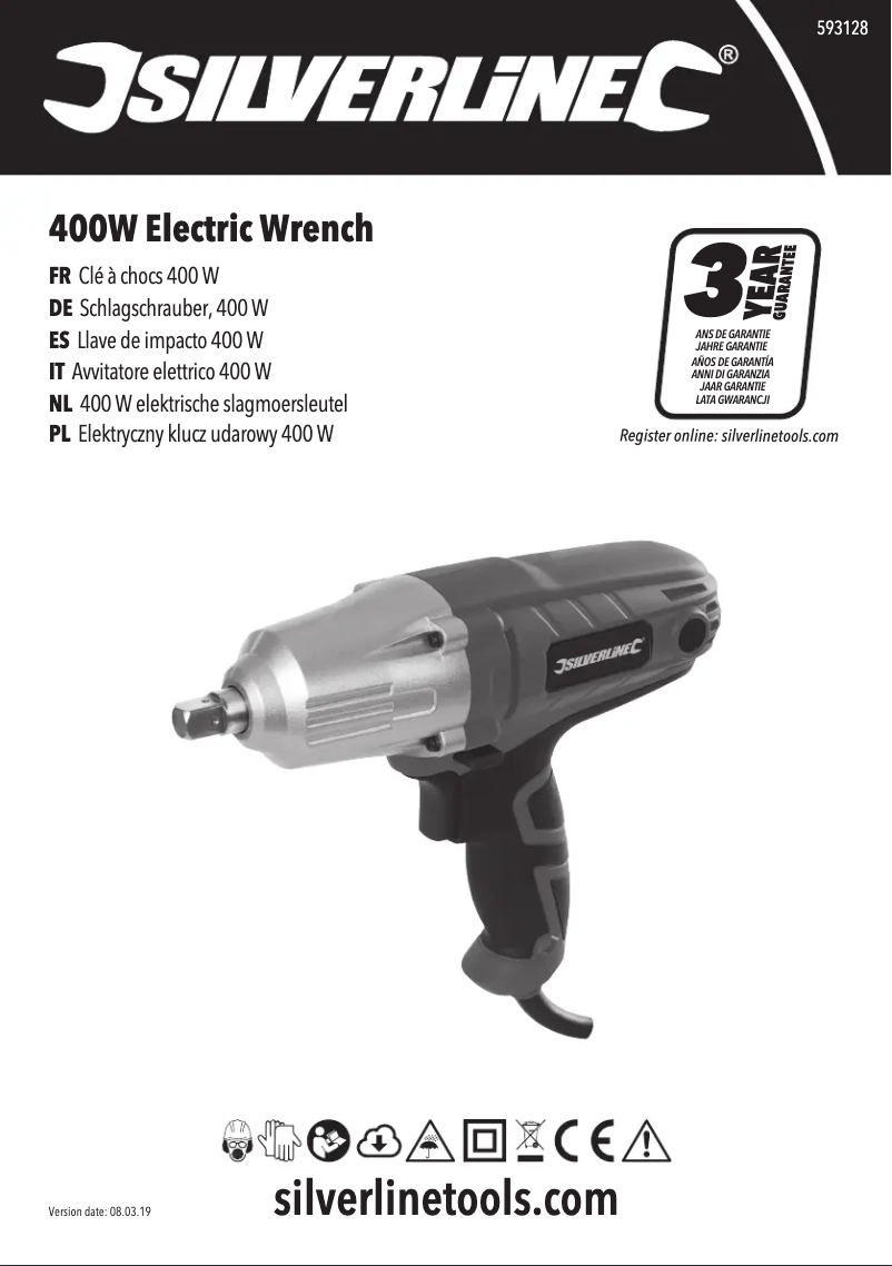 Página 1 del manual Manual de usuario Silverline 593128