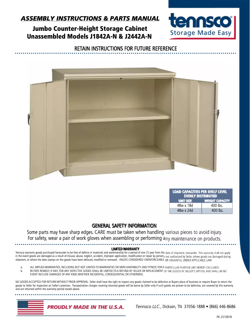 Imagen de la primera página del manual del dispositivo J1842A-SND