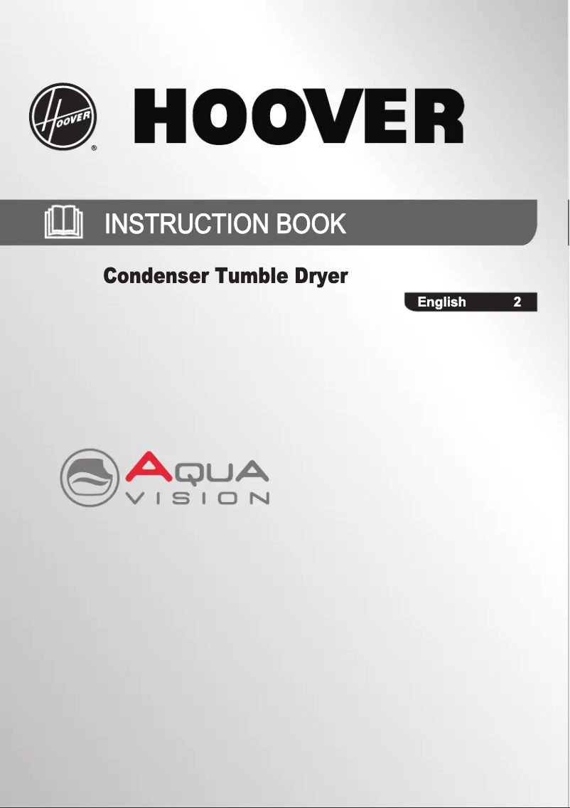 Page n°1 - Manuel utilisateur Hoover DNC D813BC-80
