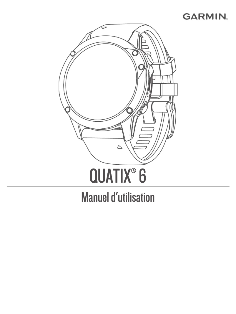 Image de la première page du manuel de l'appareil Quatix 6