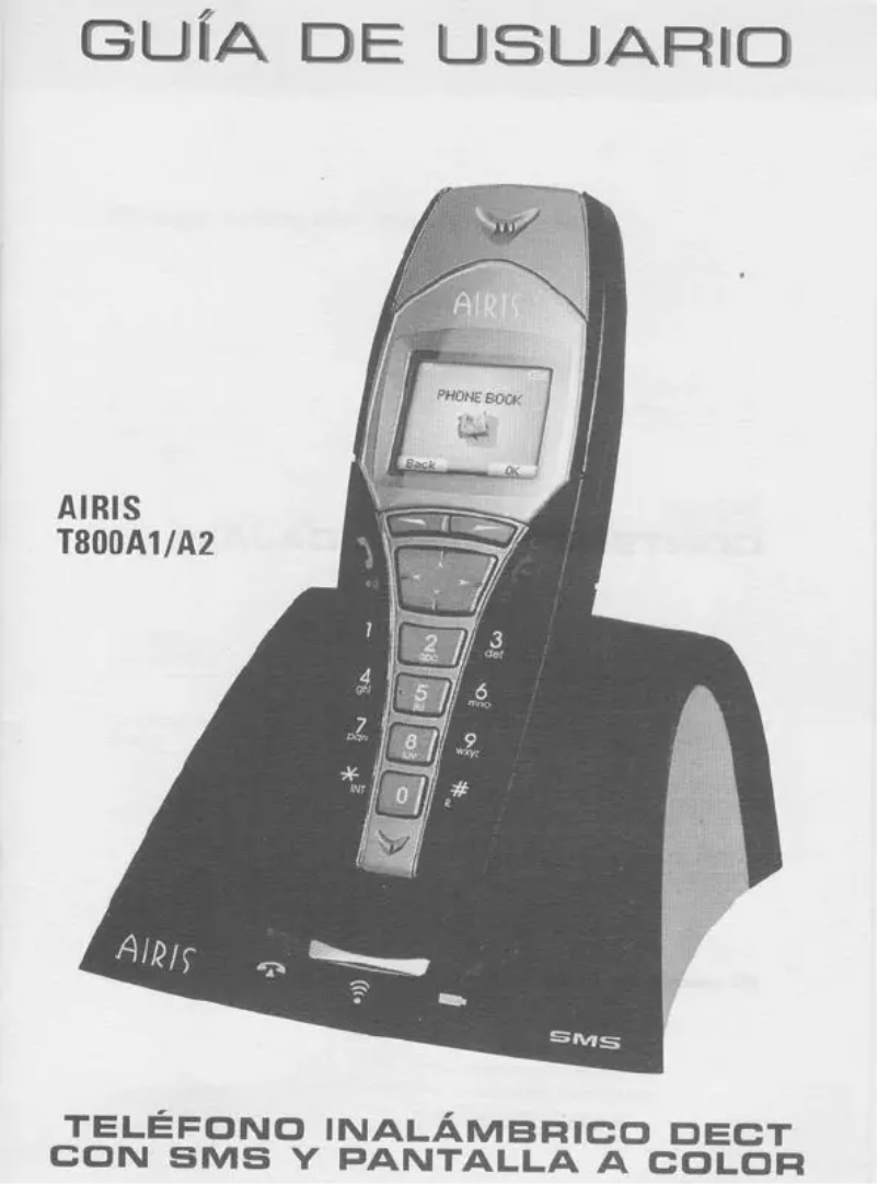 Page 1 of the manual User Manual Airis T800A2