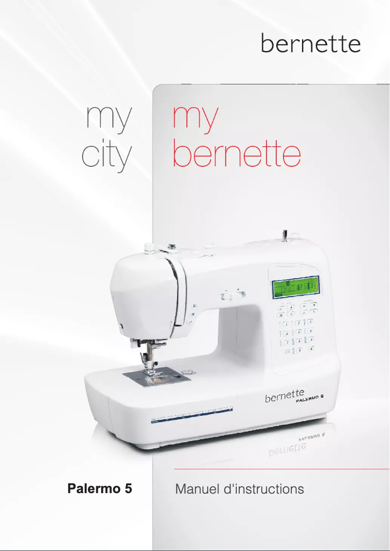 Page 1 de la notice Manuel utilisateur Bernina Bernette Palermo 5