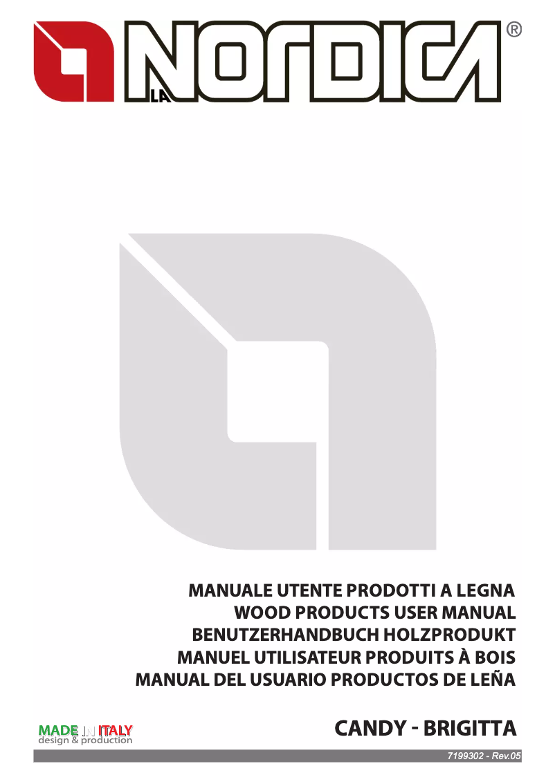 Page 1 de la notice Manuel utilisateur La Nordica Brigitta