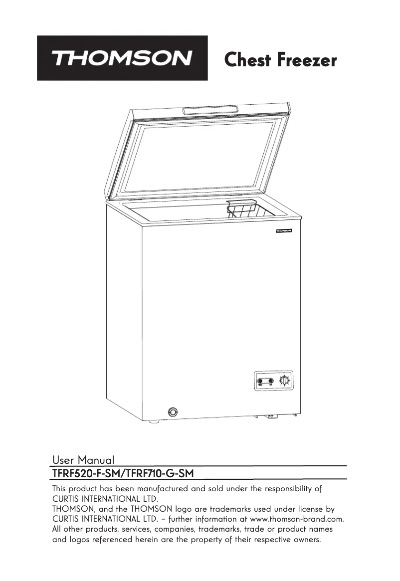 Page n°1 - Manuel utilisateur Thomson TFRF710-G-SM