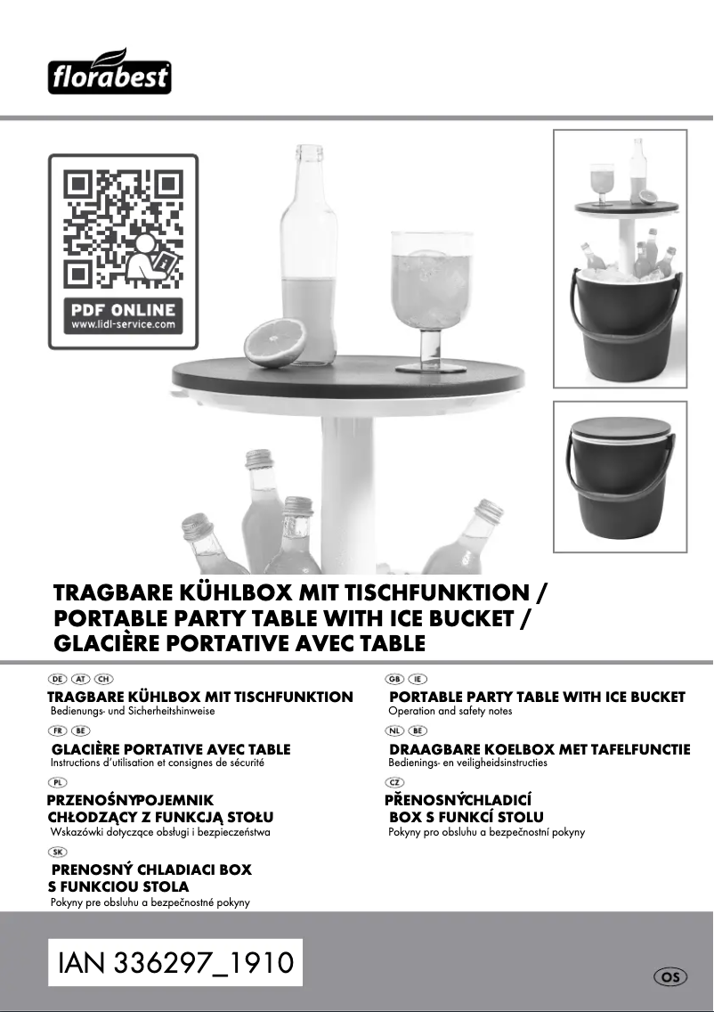 Página 1 del manual Manual de usuario Florabest IAN 336297