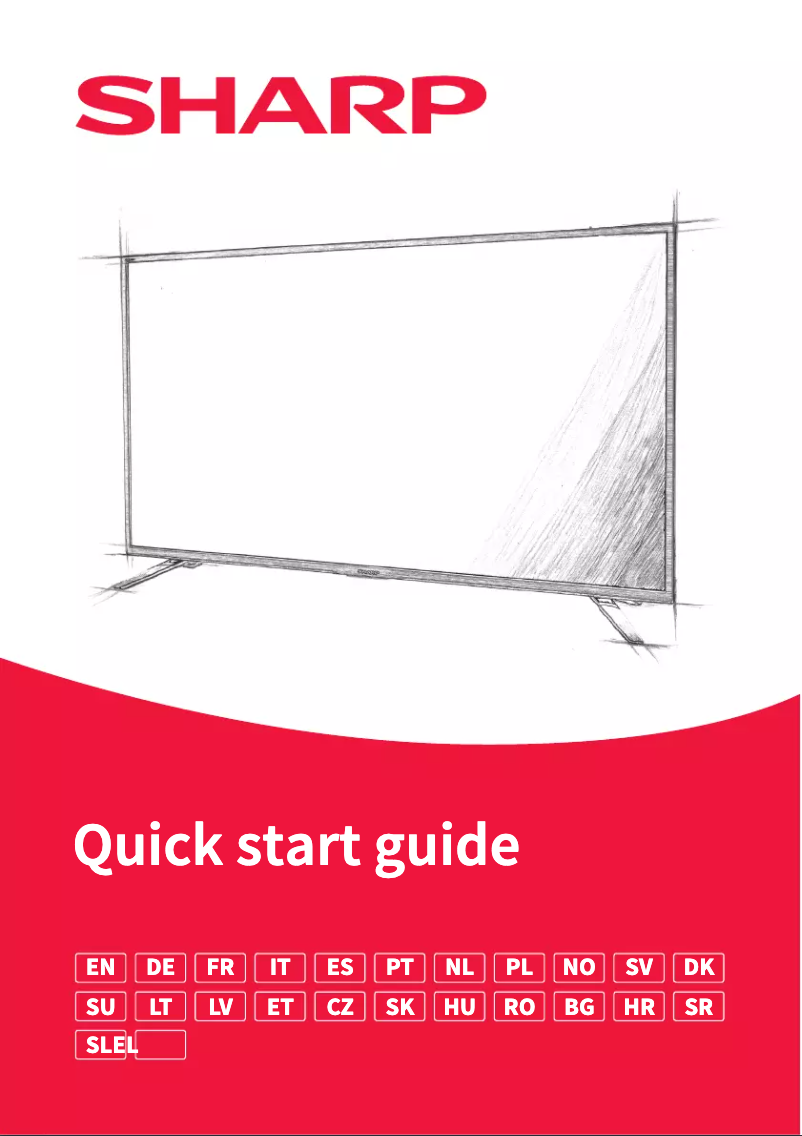 Page n°1 - Manuel utilisateur Sharp 40BF3E