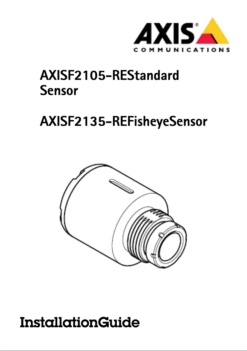 Image de la première page du manuel de l'appareil F2105-RE