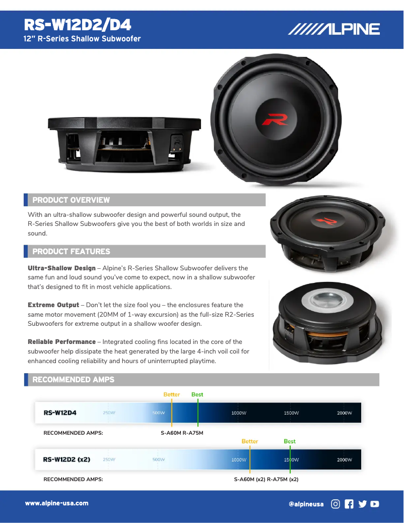 Imagen de la primera página del manual del dispositivo RS-W12D2