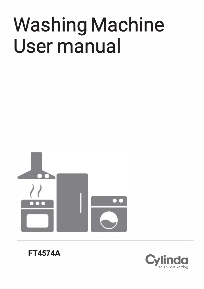 Page 1 de la notice Manuel utilisateur Cylinda FT4574A