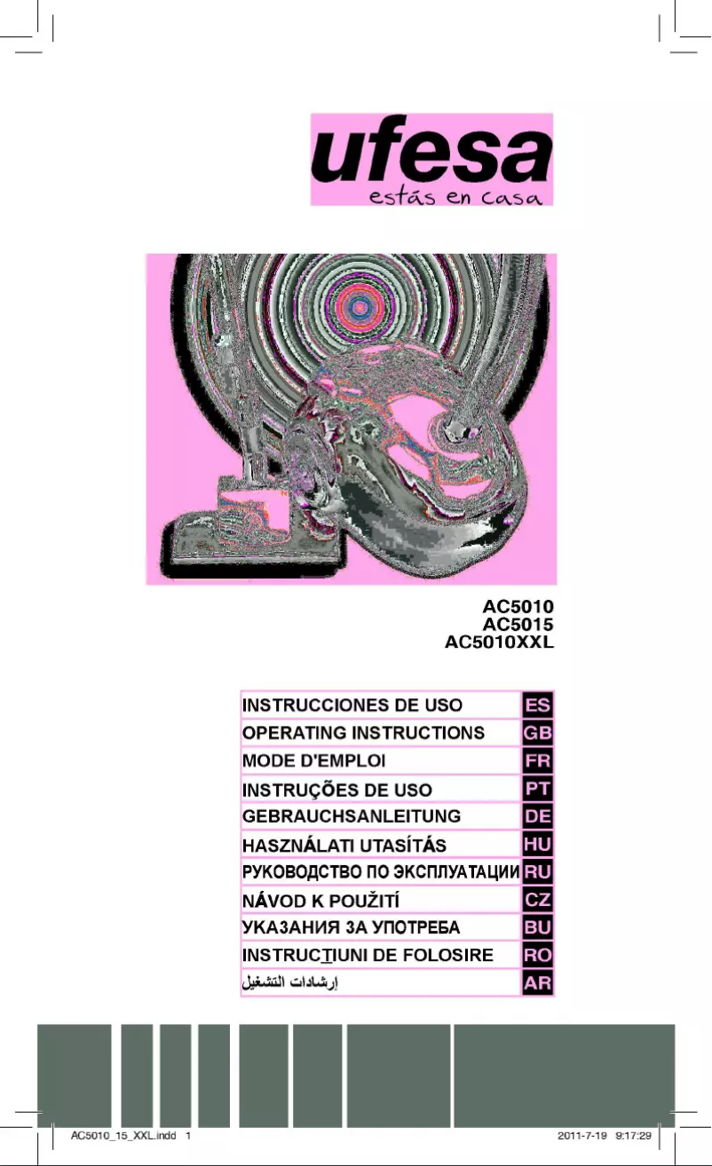 Page 1 de la notice Manuel utilisateur Ufesa AC5010XXL