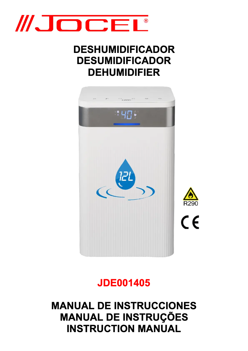 Page 1 de la notice Manuel utilisateur Jocel JDE001405