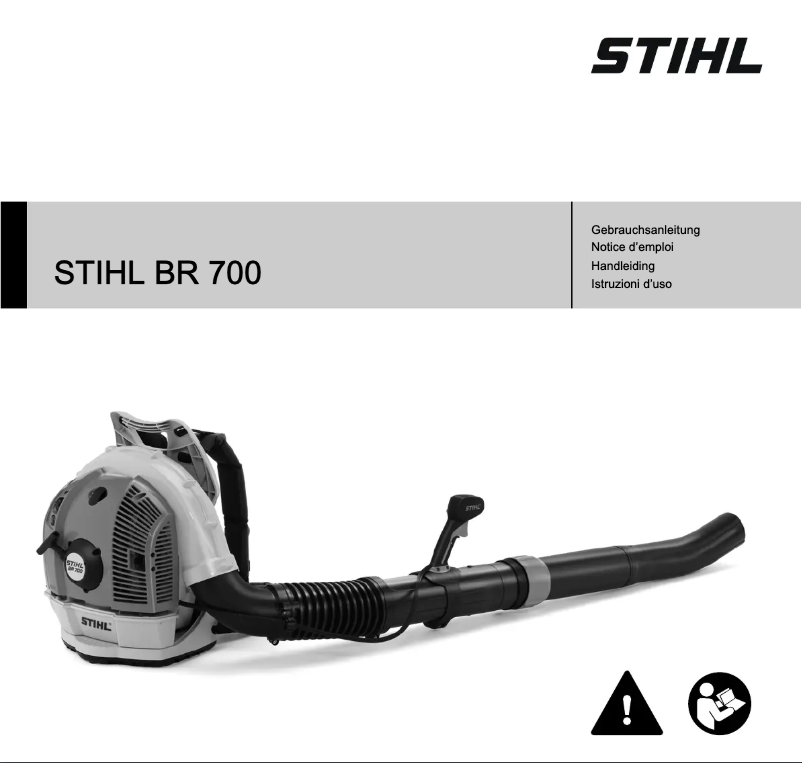 Page 1 de la notice Manuel utilisateur Stihl BR 700