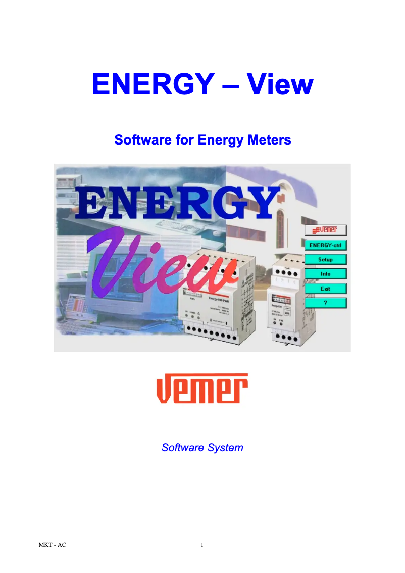 Image de la première page du manuel de l'appareil Energy-View