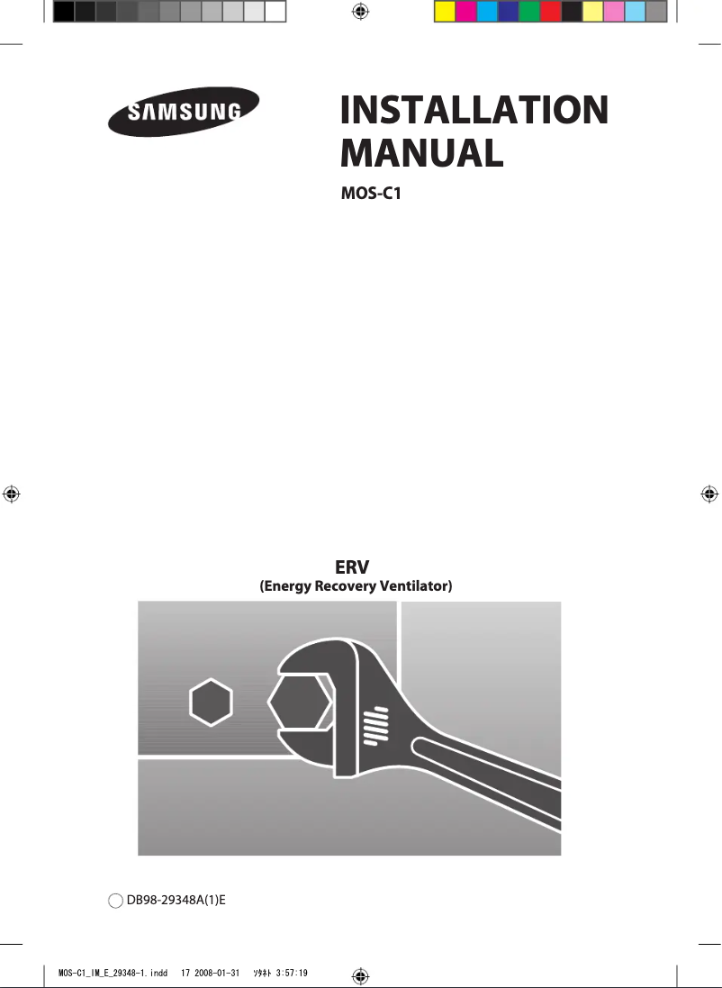 Page 1 de la notice Manuel utilisateur Samsung MOS-C1