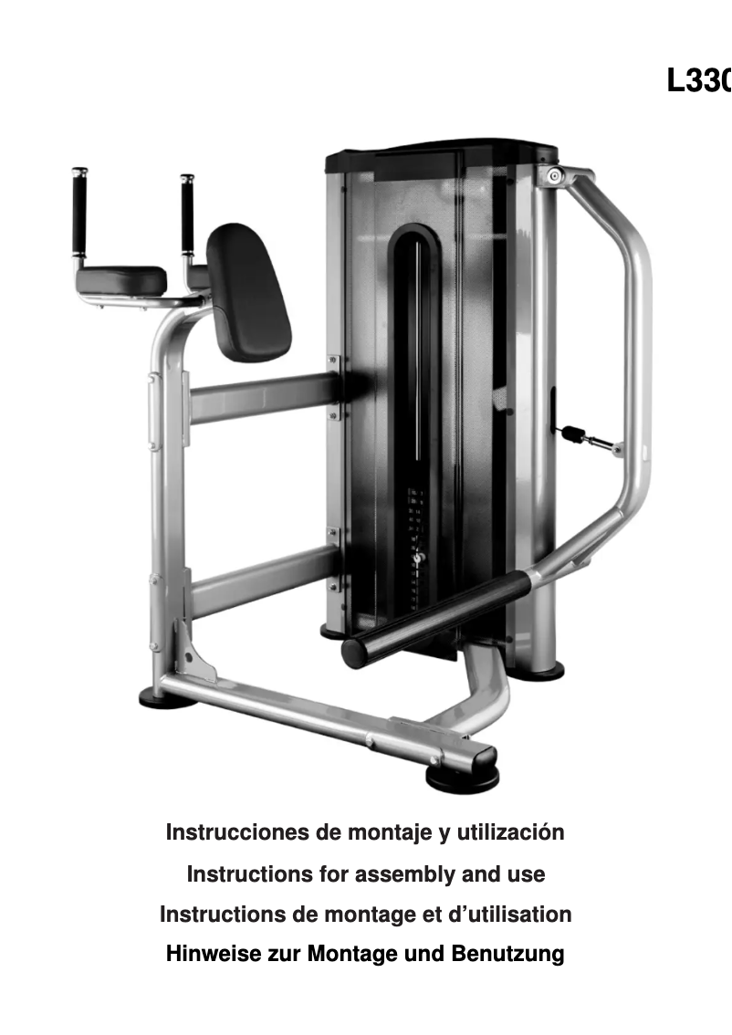 Page 1 de la notice Manuel utilisateur BH Fitness L330
