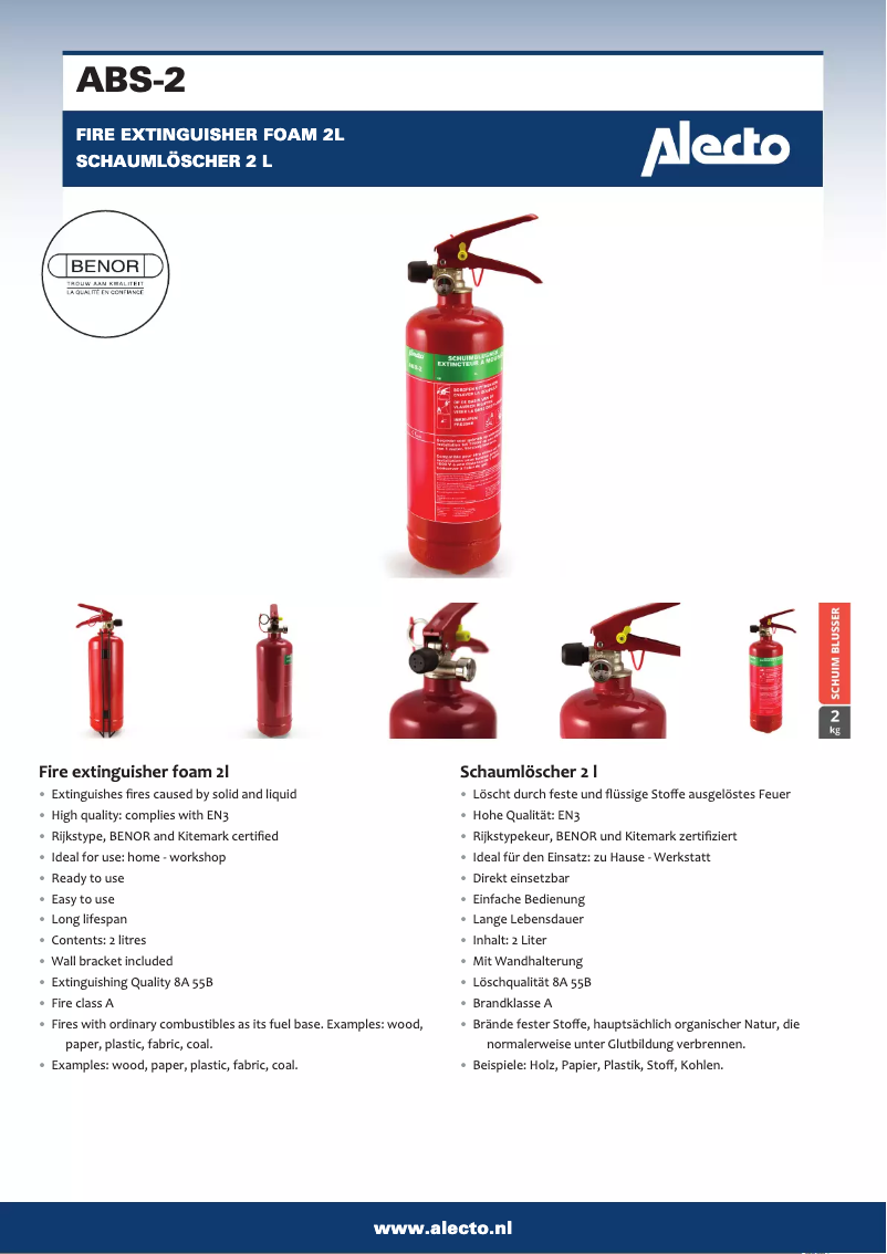 Página 1 del manual Manual de usuario Alecto ABS-2