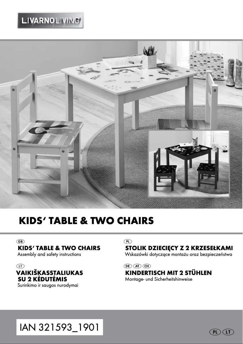 Page n°1 - Manuel utilisateur Livarno Lux HG03948