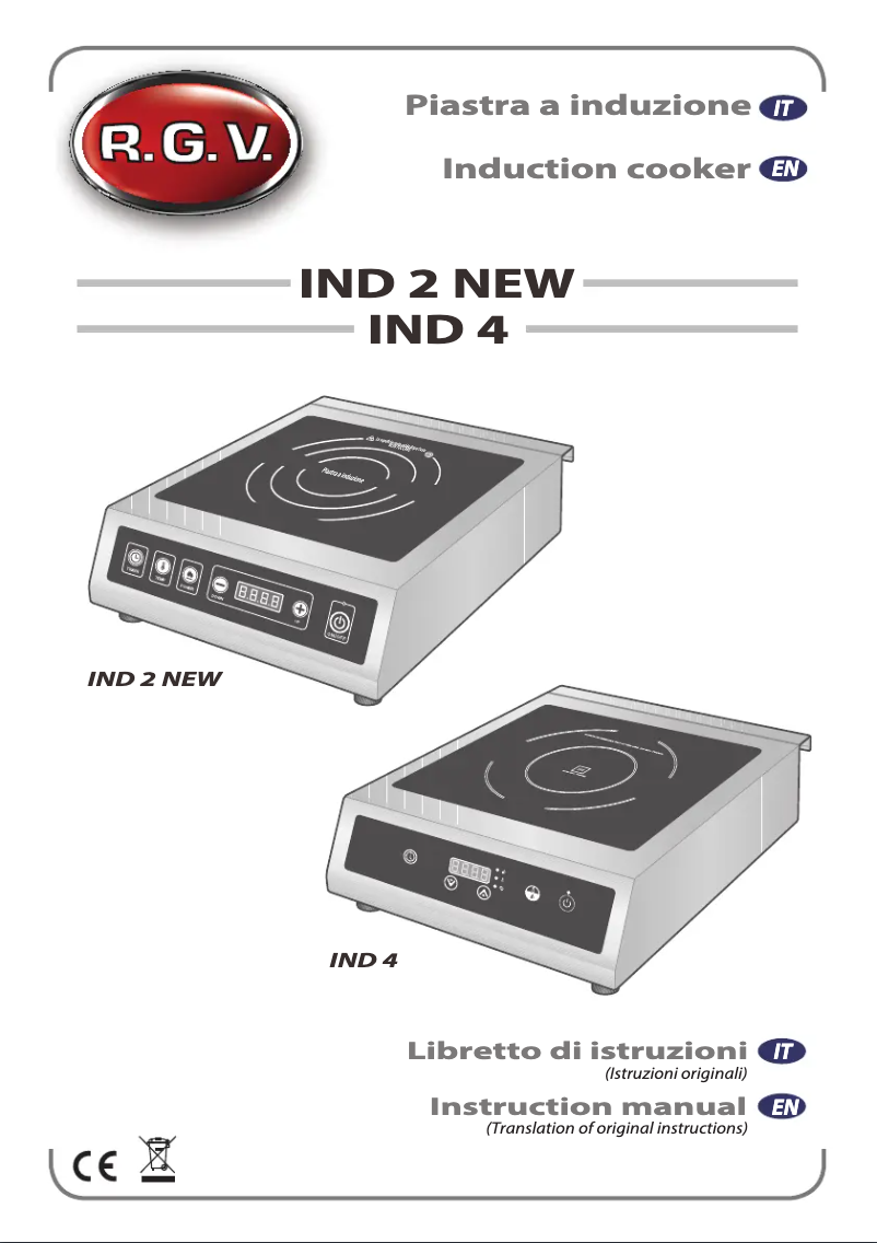 Page 1 de la notice Manuel utilisateur RGV IND2 NEW