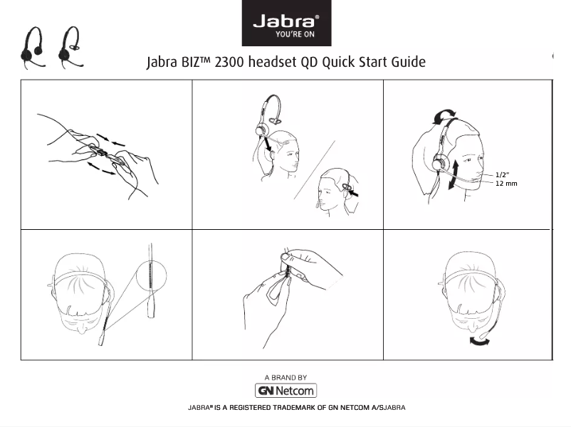 Página 1 del manual Manual de usuario Jabra BIZ 2300 QD Duo