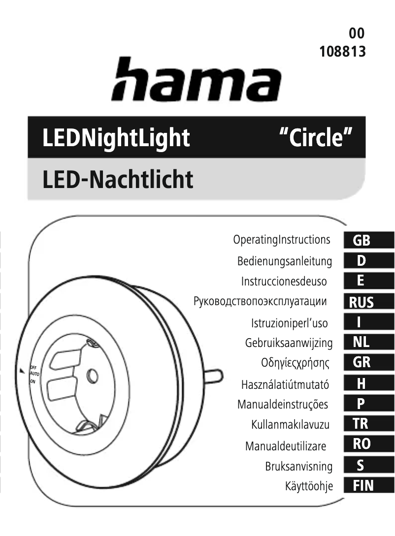 Image de la première page du manuel de l'appareil Circle 00108813