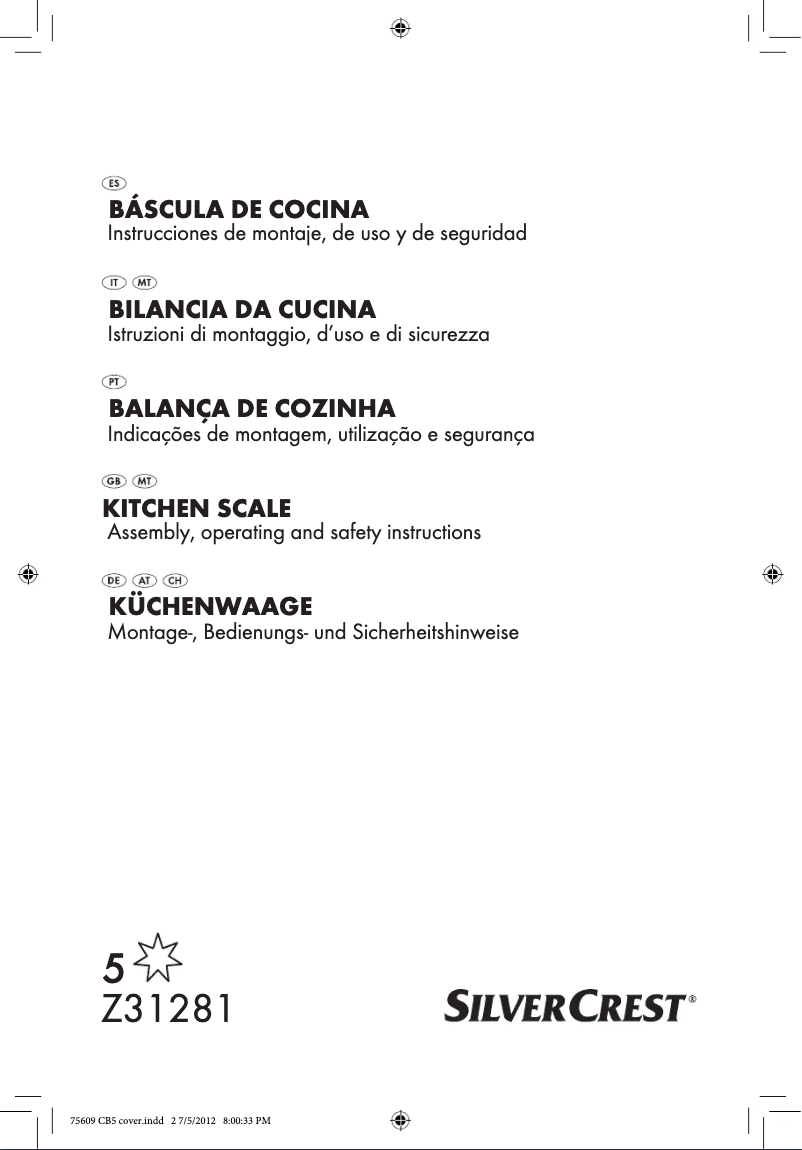 Página 1 del manual Manual de usuario SilverCrest IAN 75609