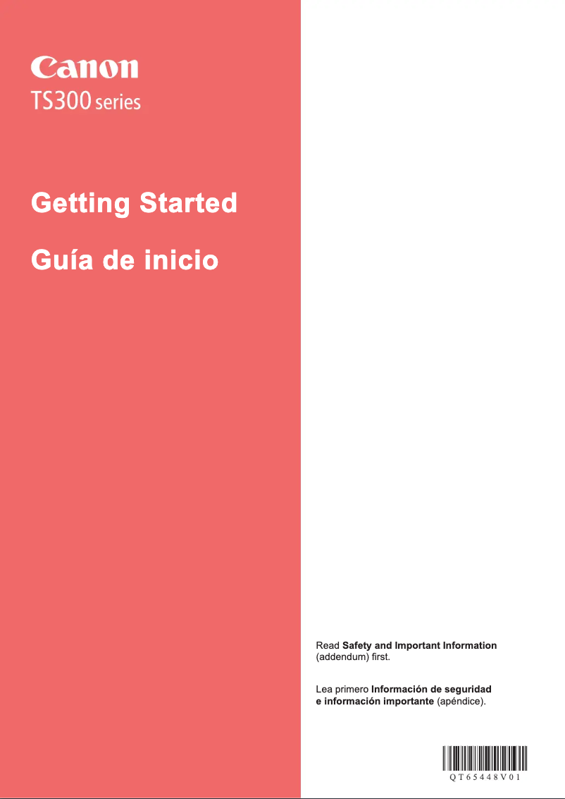 Page 1 de la notice Manuel utilisateur Canon PIXMA TS302a