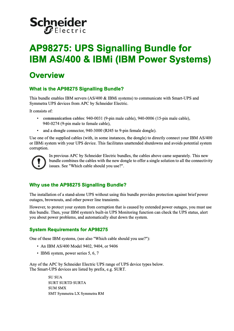 Image de la première page du manuel de l'appareil AP98275
