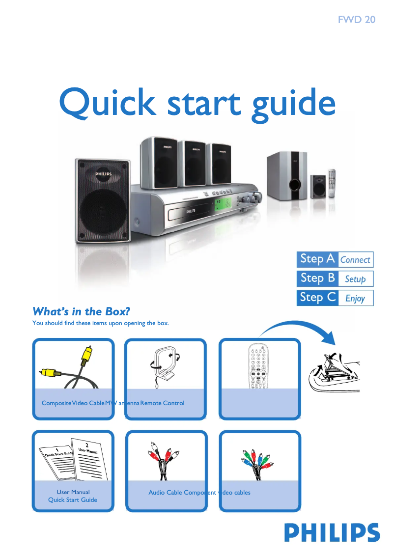 Imagen de la primera página del manual del dispositivo FWD20