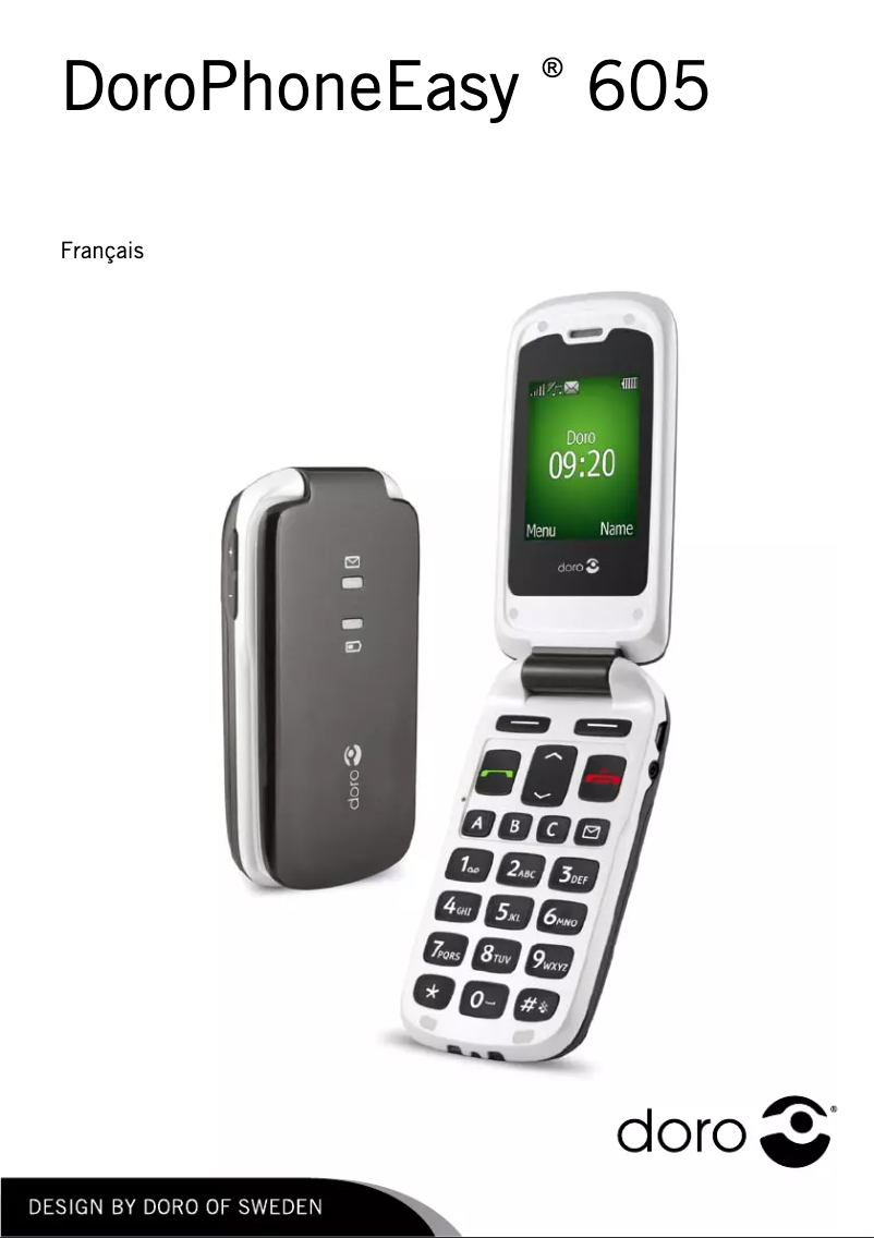 Page 1 de la notice Manuel utilisateur Doro PhoneEasy 605