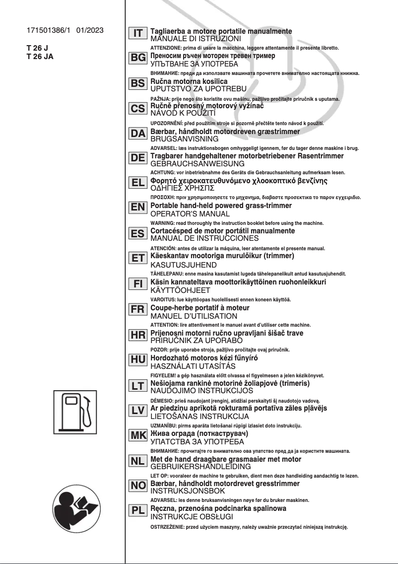 Page n°1 - Manuel utilisateur Stiga GT 330 A