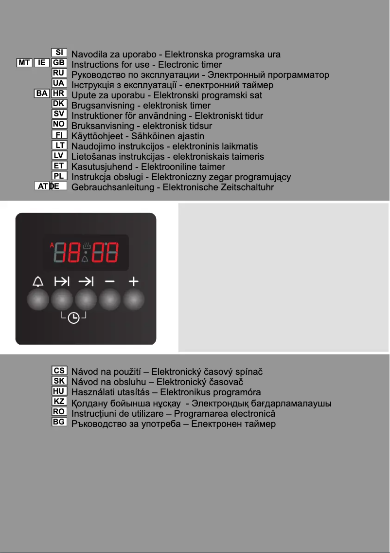 Page 1 de la notice Manuel utilisateur Gorenje EC57338AX