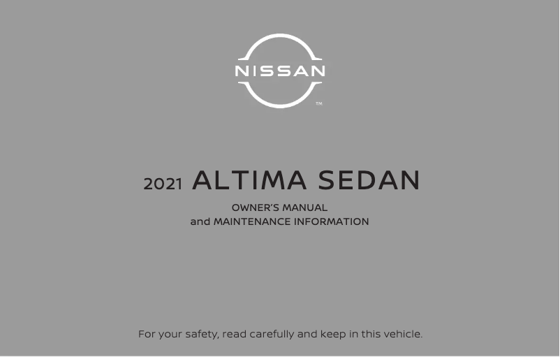 Imagen de la primera página del manual del dispositivo Altima (2021)