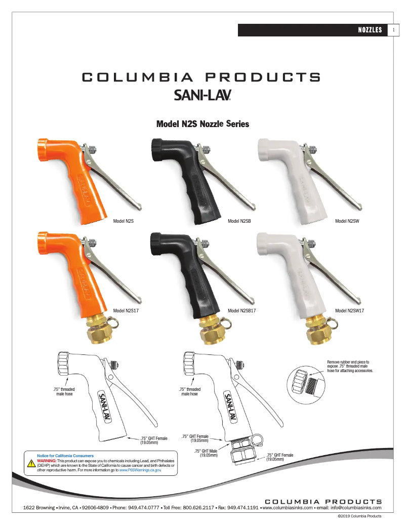 Image de la première page du manuel de l'appareil N2SW17