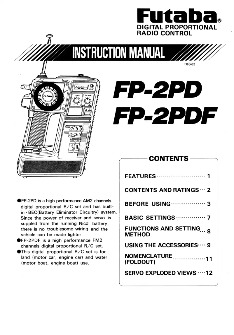 Page n°1 - Manuel utilisateur Futaba FP2PDF