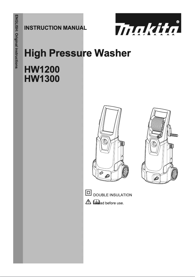 Page n°1 - Manuel utilisateur Makita HW112