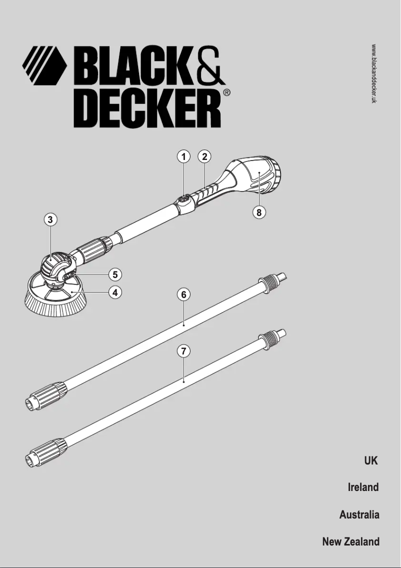 Page 1 de la notice Manuel utilisateur Black & Decker GPC900