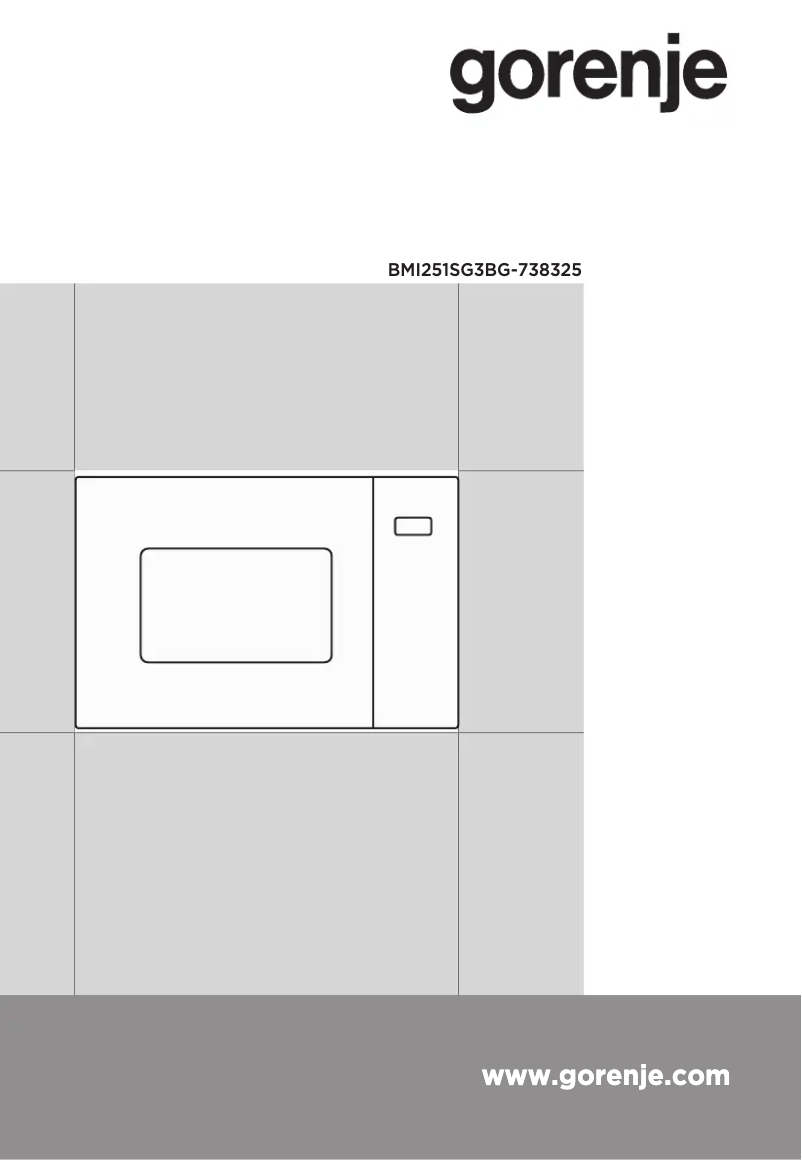 Image de la première page du manuel de l'appareil BMI251SG3BG