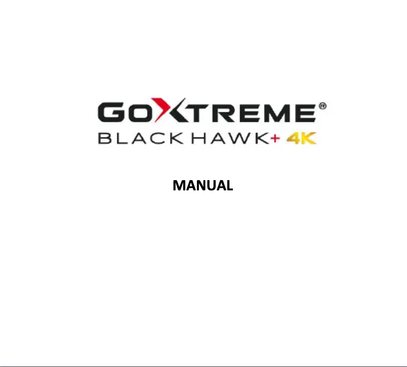 Page n°1 - Manuel utilisateur GoXtreme Black Hawk+