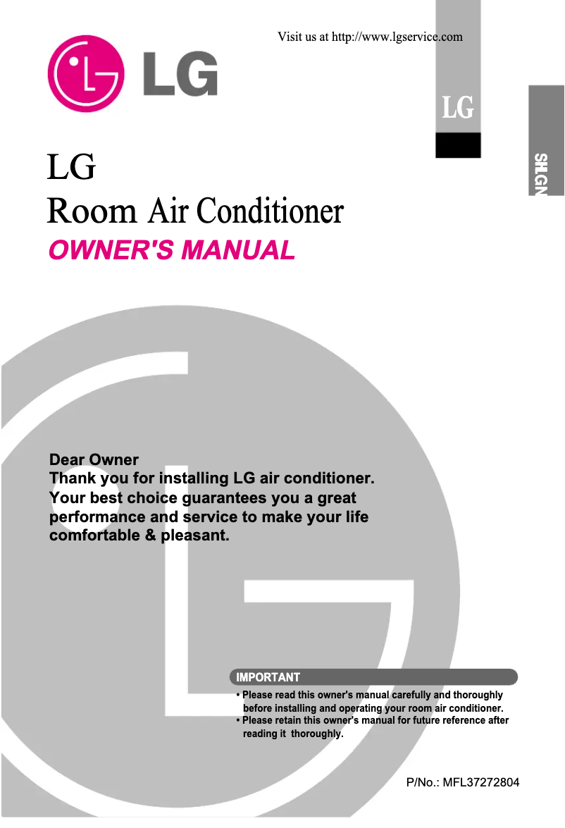 Page 1 de la notice Manuel utilisateur LG TSNC1828RA0