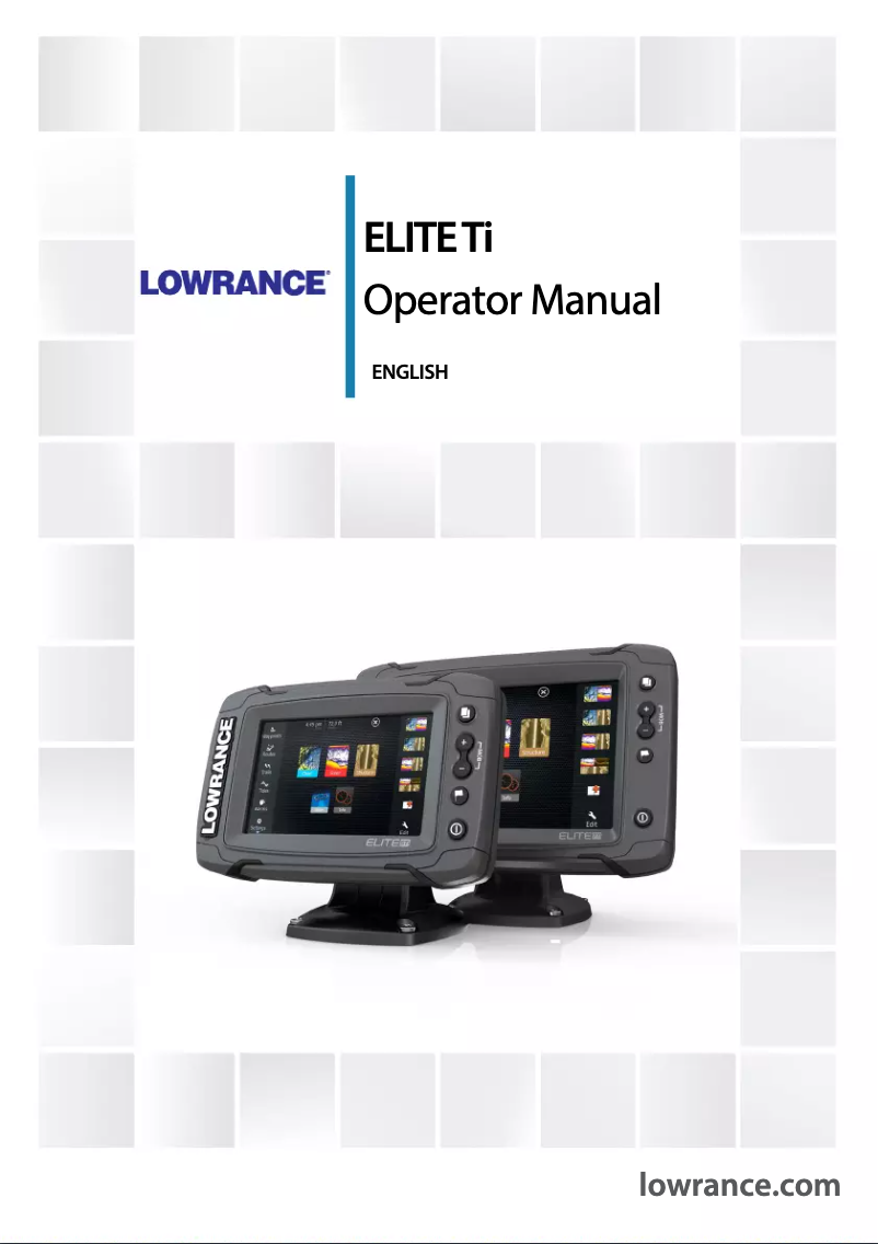 Image de la première page du manuel de l'appareil Elite-5 Ti