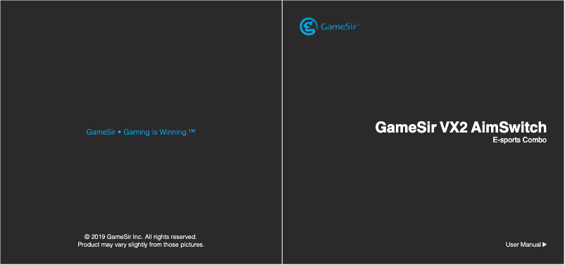 Image de la première page du manuel de l'appareil VX2