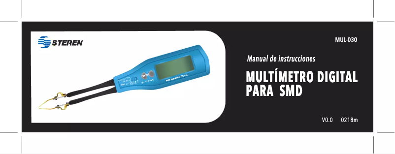 First page image of the manual for MUL-030