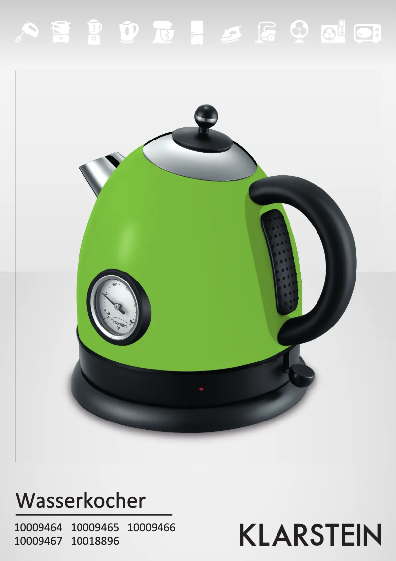 Image de la première page du manuel de l'appareil 10009464