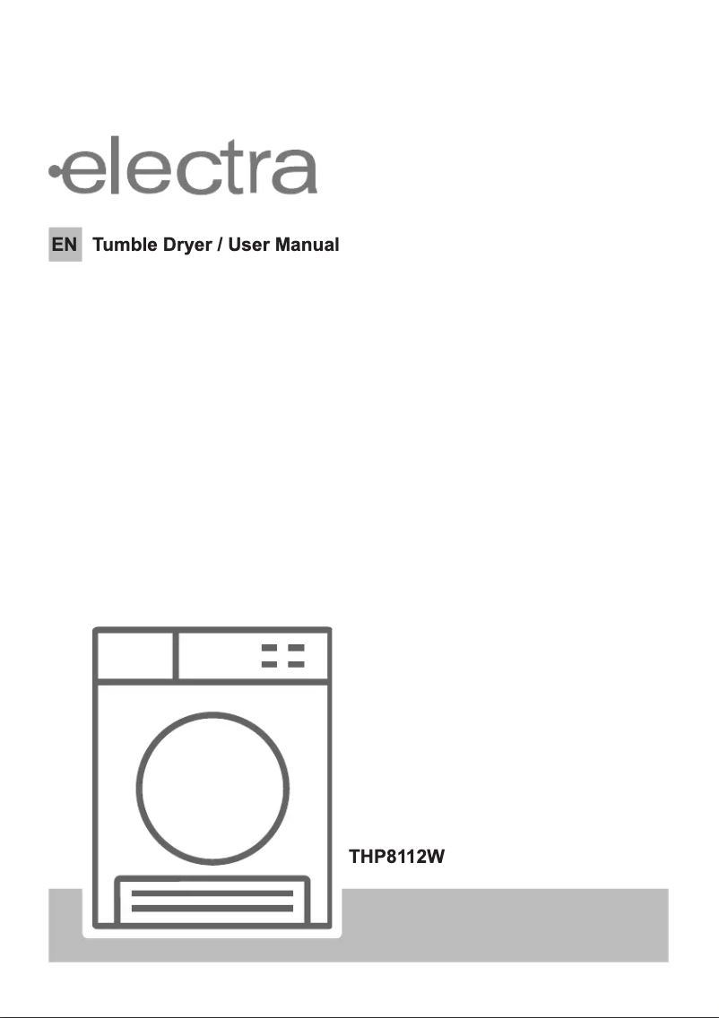 Page 1 de la notice Manuel utilisateur Electra THP8112W